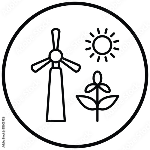 Energy Sources Icon Style
