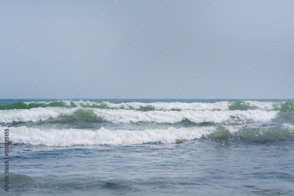 Picturesque view of beautiful seascape. Summer vacation