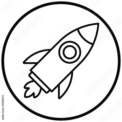 Space Booster Icon Style