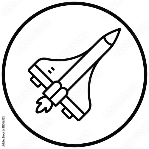 Space Shuttle Icon Style