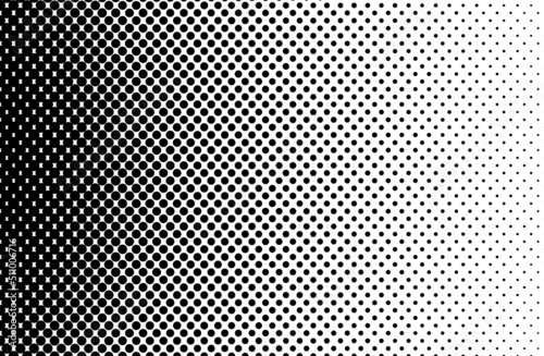 Wallpaper Mural Black and white abstract halftone texture Torontodigital.ca