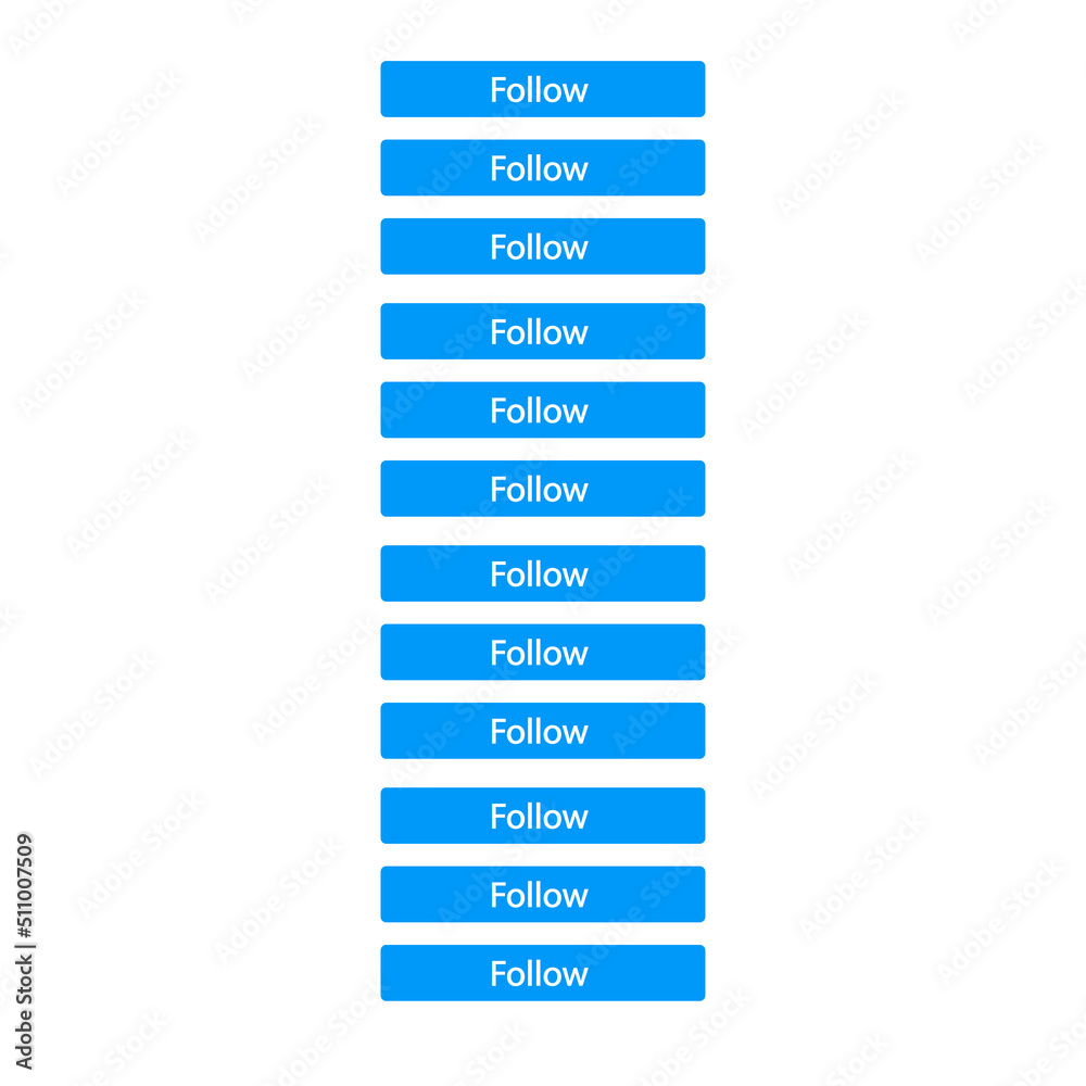 Follow Buttons. Vector. Vector illustration Follow Buttons. Vector. Vector illustration