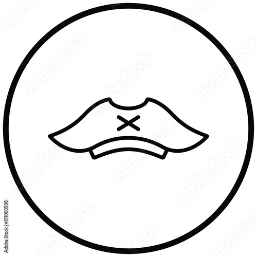 Pirate Cap Icon Style