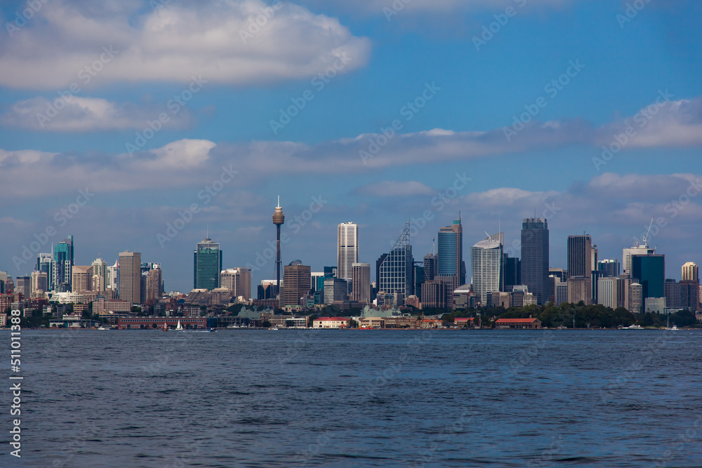 Panorama of the city of Sydney.