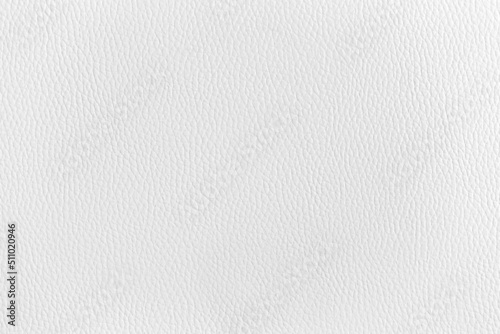 The white leather texture is used as a luxury classic background.