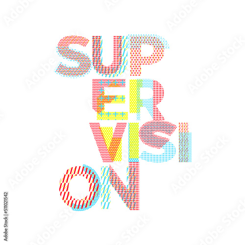 Super vision typographic slogan for t-shirt prints, posters, Mug design and other uses.