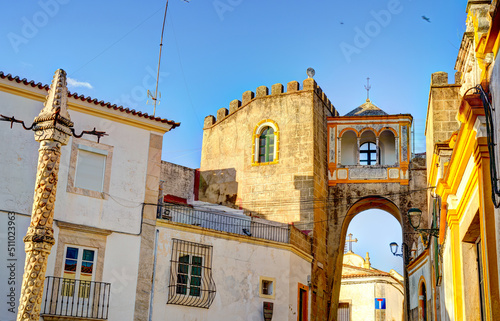 Elvas historical center, Portugal, HDR Image photo