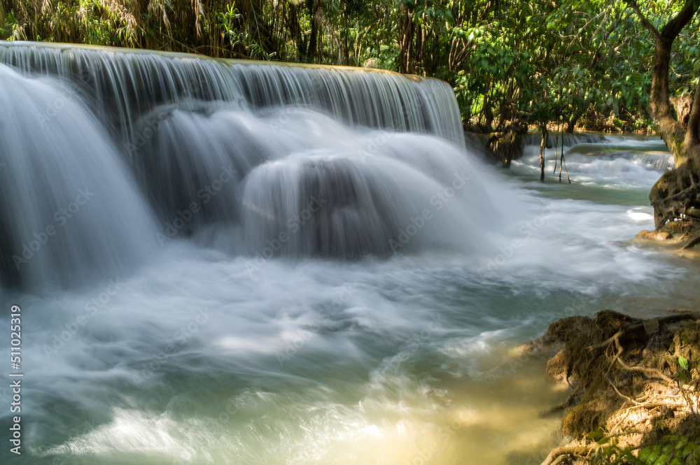 Fototapeta premium Kuang Si Falls, Luang Prabang Province, Laos