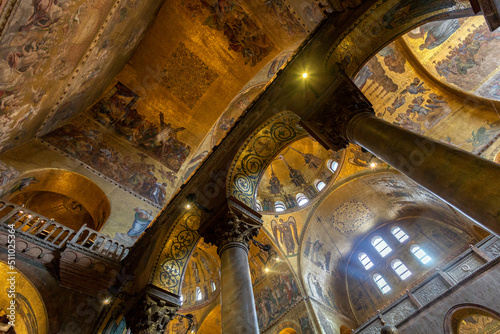 Ceiling mosaics of the St Mark's Basilica in Venice