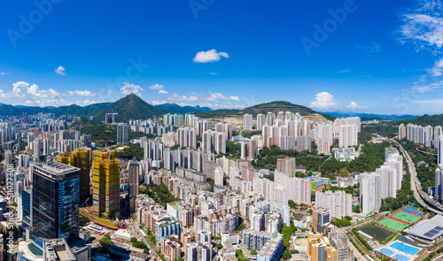 Kwun Tong, Hong Kong Top view of Hong Kong Kowloon side