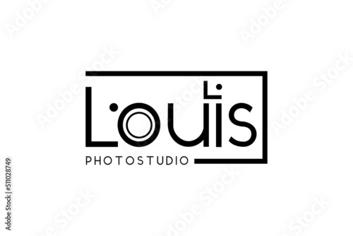 camera logo icon vector template
