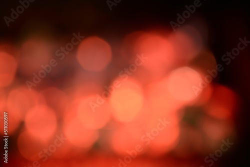 Red bokeh abstract texture background © vigenmnoyan