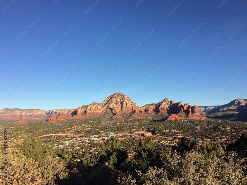Naklejka premium セドナのサンダーマウンテン