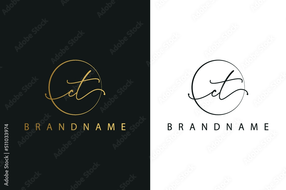 C T CT hand drawn logo of initial signature, fashion, jewelry, photography, boutique, script, wedding, floral and botanical creative vector logo template for any company or business. C T CT hand drawn logo of initial signature, fashion, jewelry, photography, boutique, script, wedding, floral and botanical creative vector logo template for any company or business.