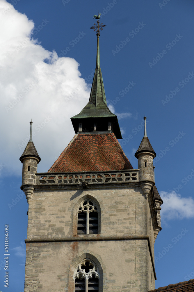 the Collegiate church of Saint-Laurent in Estavayer-le-Lac, Switzerland