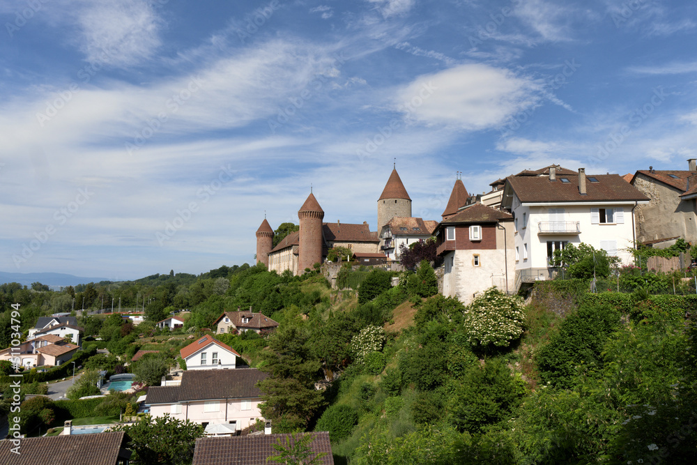 Chenaux Castle is a castle in the municipality of Estavayer-le-Lac of the Canton of Fribourg in Switzerland