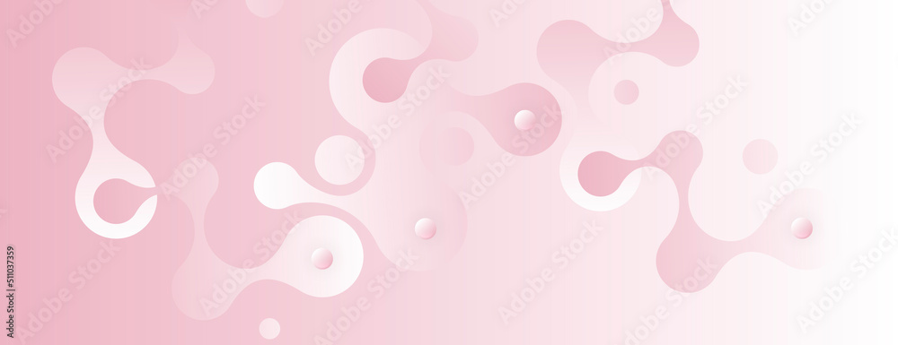 Vector design abstract icon. Water pattern texture. Internet technology banner. Molecular structure research