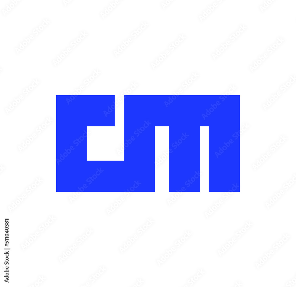 CM company name initial letters monogram icon. CM company name initial letters monogram icon.