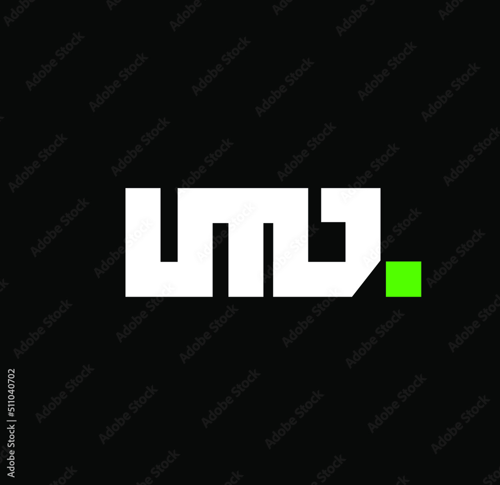 UMD company name initial letters monogram. UMD letters typography. UMD company name initial letters monogram. UMD letters typography.
