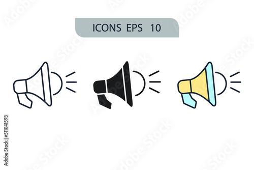 campaign icons  symbol vector elements for infographic web © AHMAD