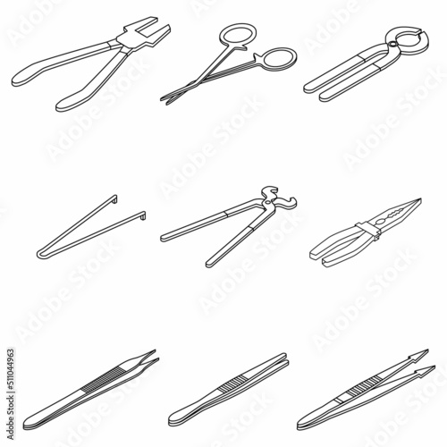 outline isolated on white background