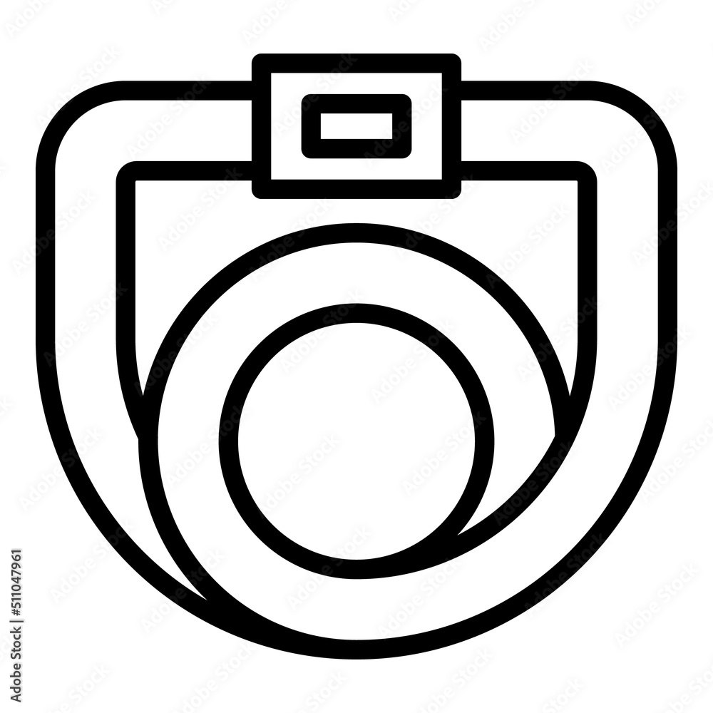 Wired bicycle icon outline vector. Park rack station. Stand bike Wired bicycle icon outline vector. Park rack station. Stand bike