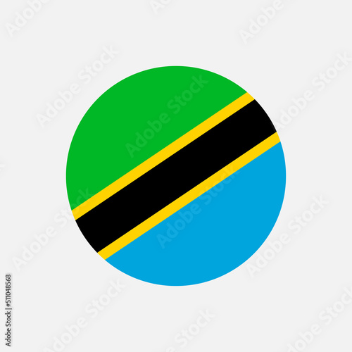 Country Tanzania. Tanzania flag. Vector illustration. Free Download Country Tanzania. Tanzania flag. Vector illustration. - GFXLoad
