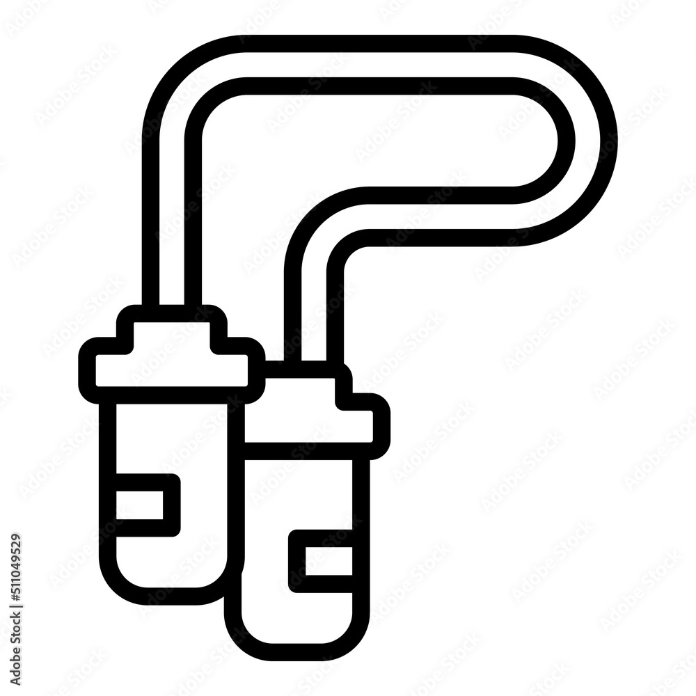 Active jump rope icon outline vector. Workout play. Fitness gym Active jump rope icon outline vector. Workout play. Fitness gym