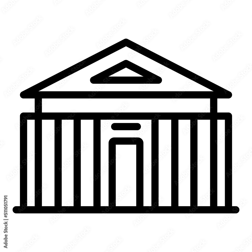 Culture opera house icon outline vector. City world. Europe architecture Culture opera house icon outline vector. City world. Europe architecture