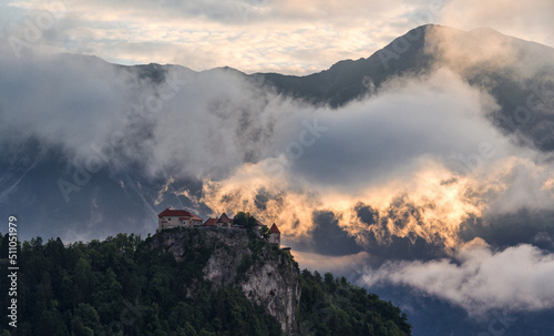 Lake Bled on a summer morning © gljivec