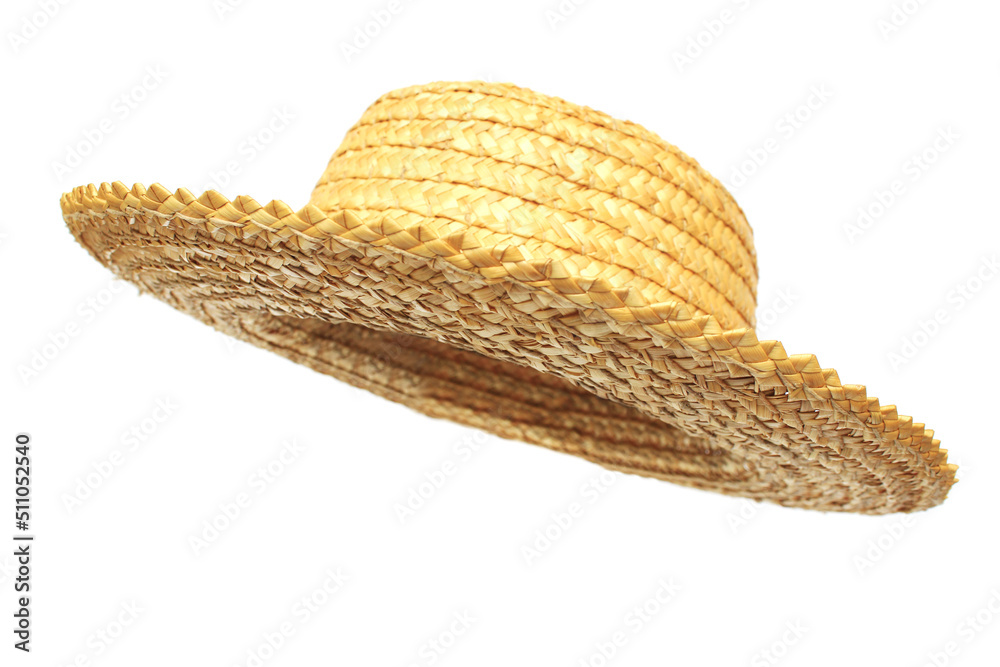 Fotografie Retro farming fashionable straw hat