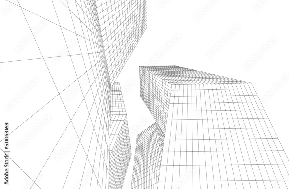 abstract architecture 3d drawing abstract architecture 3d drawing