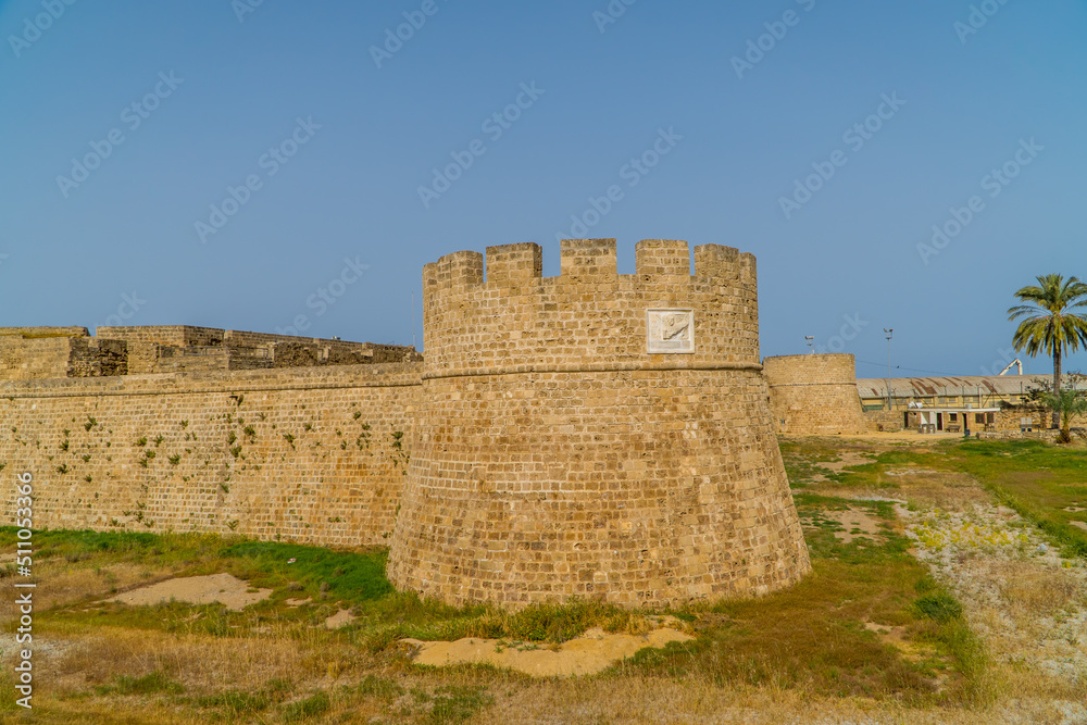 The medieval Othello Castle in Famagusta, Cyprus The medieval Othello Castle in Famagusta, Cyprus