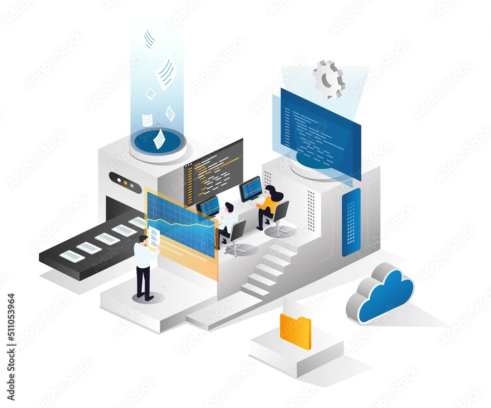 Team develops data and analyzes cloud server Team develops data and analyzes cloud server