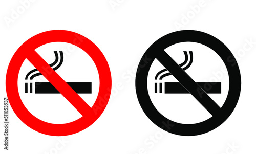 no smoking vector