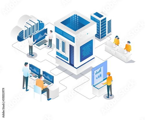 Solution cloud server analysis process