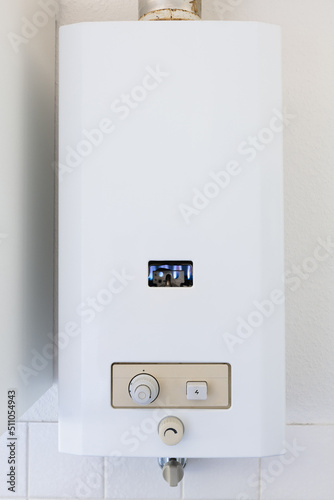 Gastherme zur Wassererwärmung