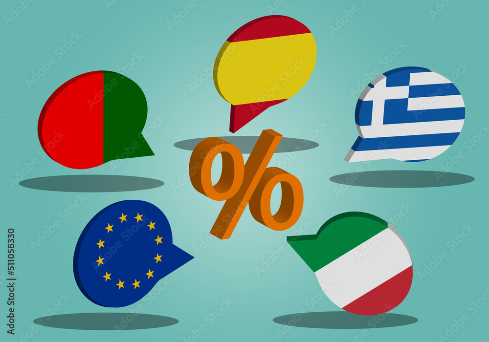 Conversación entre países de la UE sobre el tipo de interés y la prima de riesgo