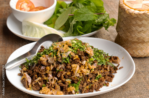 Spicy Roasted Pork Larb of Northern Thailand