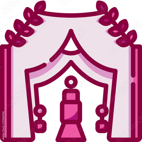 wedding arch icon