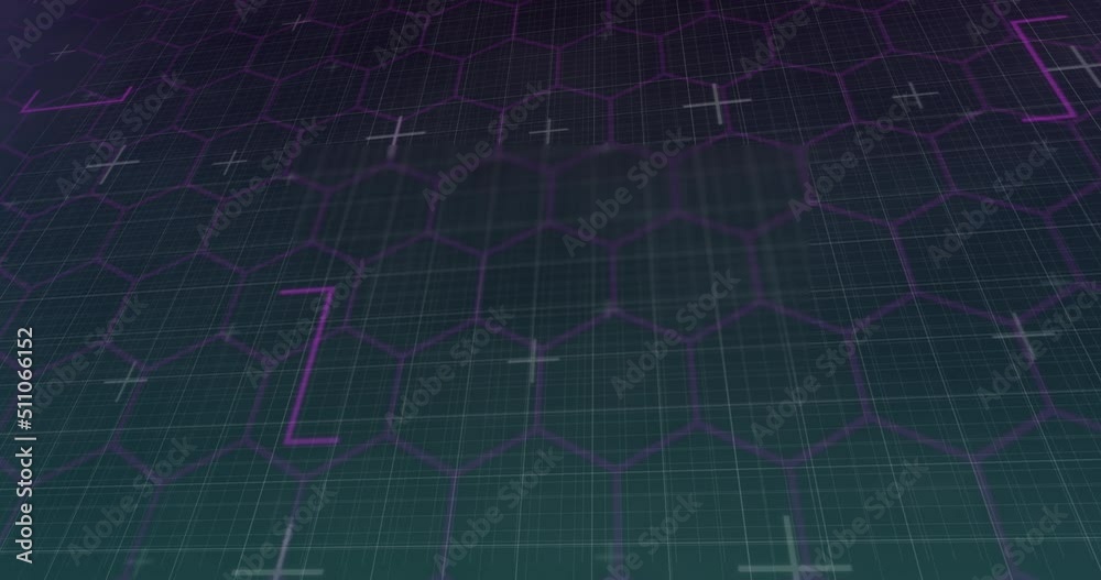 Animation of shapes over blue background Animation of shapes over blue background