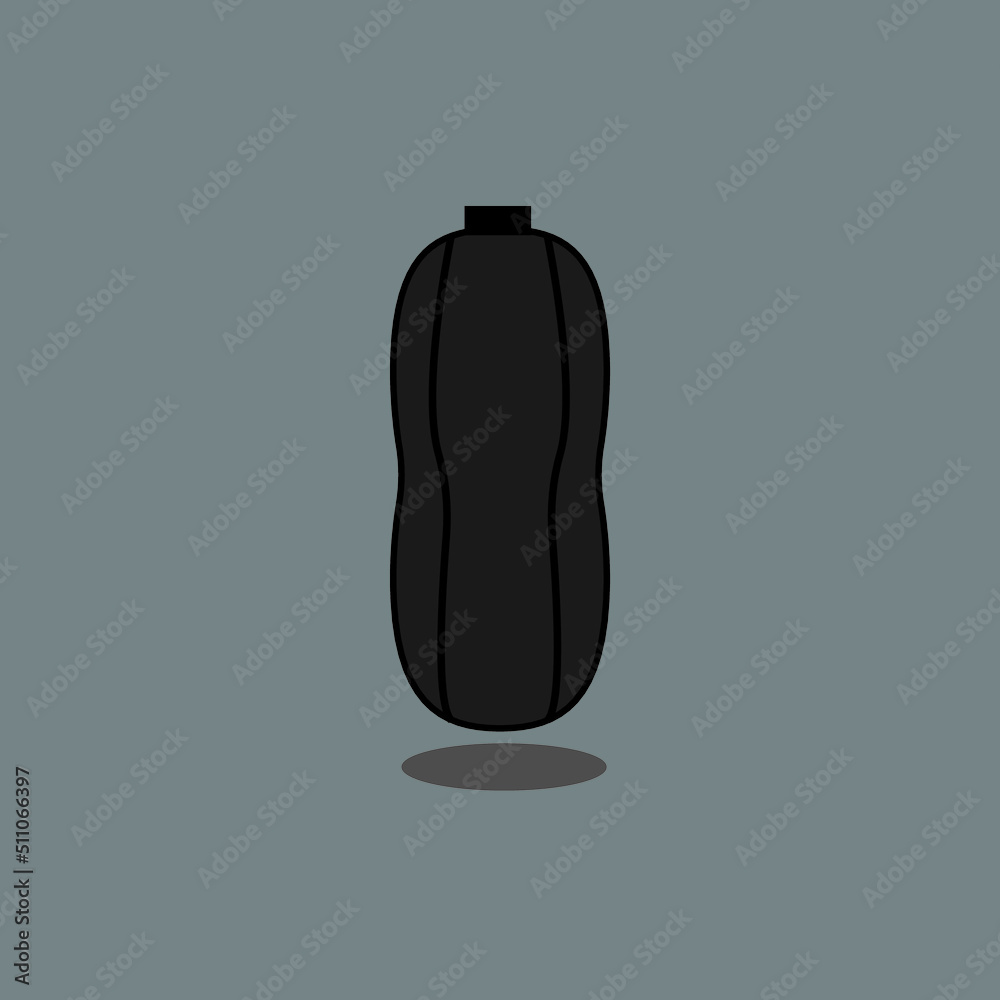 Fototapeta premium illustration of a bottle of water