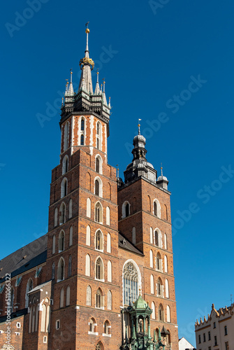 St. Mary's Basilica, Main Square, Rynek Glowny, Krakow, Poland