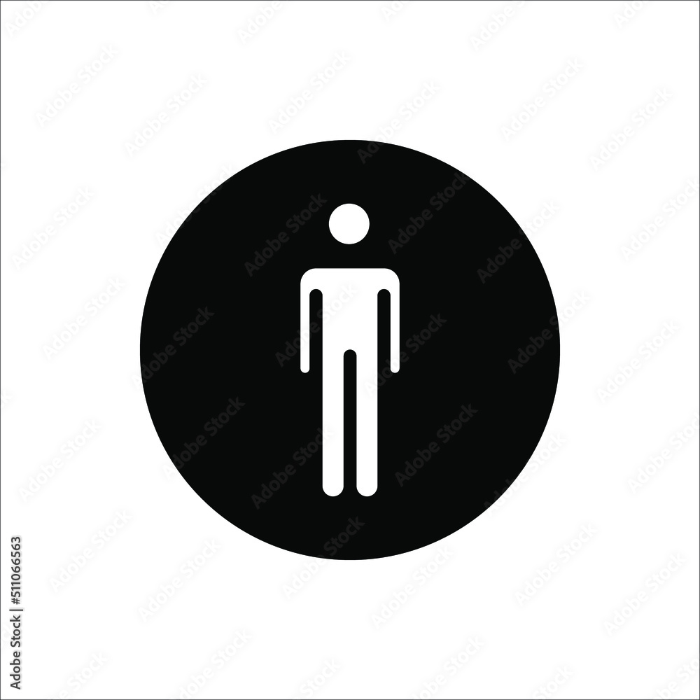 People vector icon on white background People vector icon on white background
