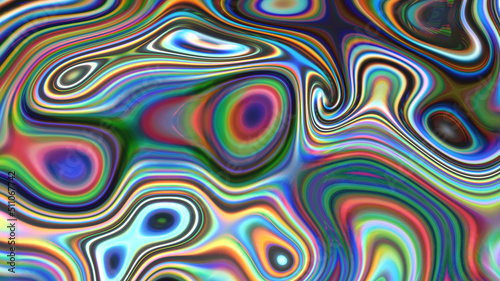 Abstract multicolored textured liquid background