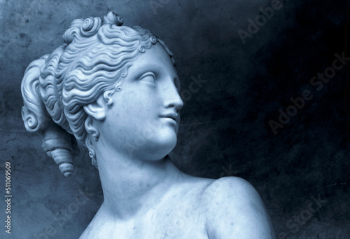 Obraz na płótnie Statue of Venus de Canova 'Goddess of Love' Reproduction version, Head and Half