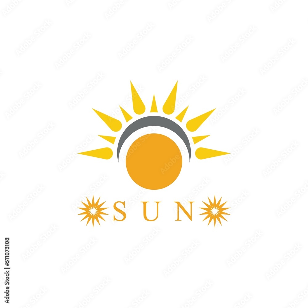 Sun Vector illustration Icon