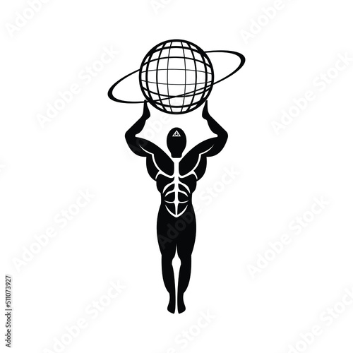 Atlas or Titan holding the globe