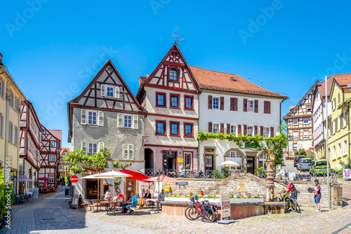 Markt, Bad Wimpfen, Baden Wuerttemberg, Deutschland 
