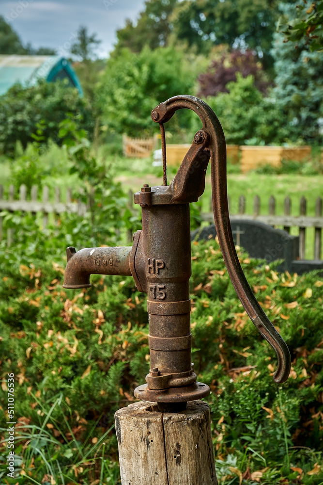 Handwasserpumpe Stock-Foto